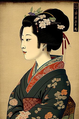 Enchanting Geisha, harmony of beauty