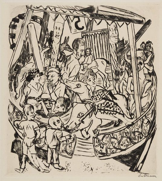 Max Beckmann - The Carousel by Peter Balan