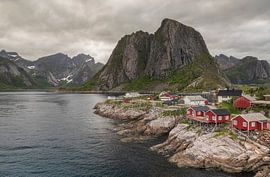 Sonnenuntergang Lofoten Norwegen von Marcel Kerdijk