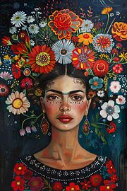 Frida Flower Manifesto by Poster Art Shop