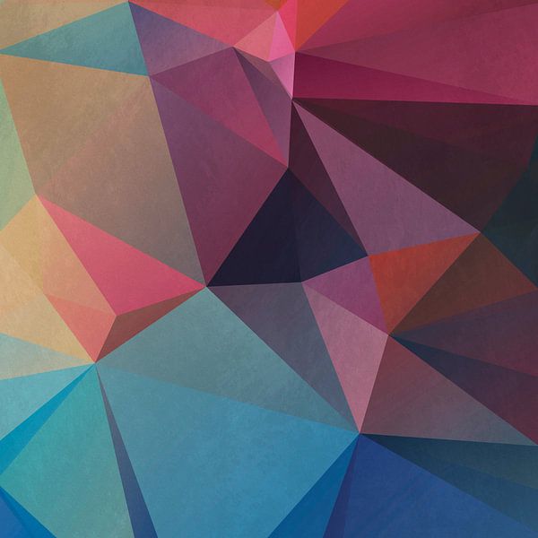 Connected triangles by Angel Estevez