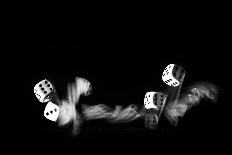Lucky numbers - falling dices by pixxelmixx