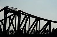 Oude brug silhouette van Christopher Lewis thumbnail