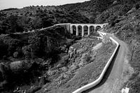 Brug over de Gaudiana Vallei Portugal
