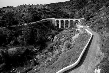 Brücke über das Gaudiana-Tal, Portugal von Femke Ketelaar