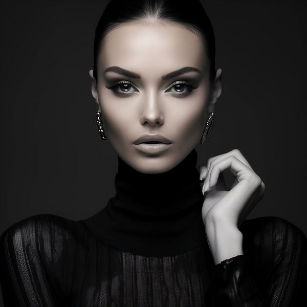 Porträt von fernlichtsicht