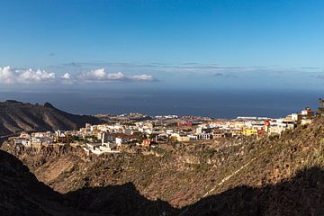 View towards Adeje from the Barranco del Infierno by Alexander Wolff