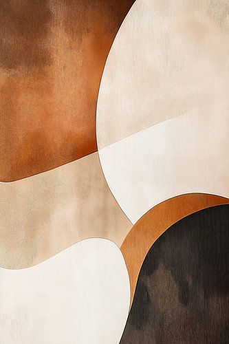 Organische Vormen in Bruin tinten
