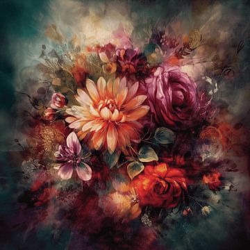 Floral Harmony van Lisa Maria Digital Art