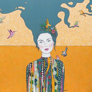 2019-02 "I would like to paint the way birds sing" -Claude Monet- sur Kris Stuurop