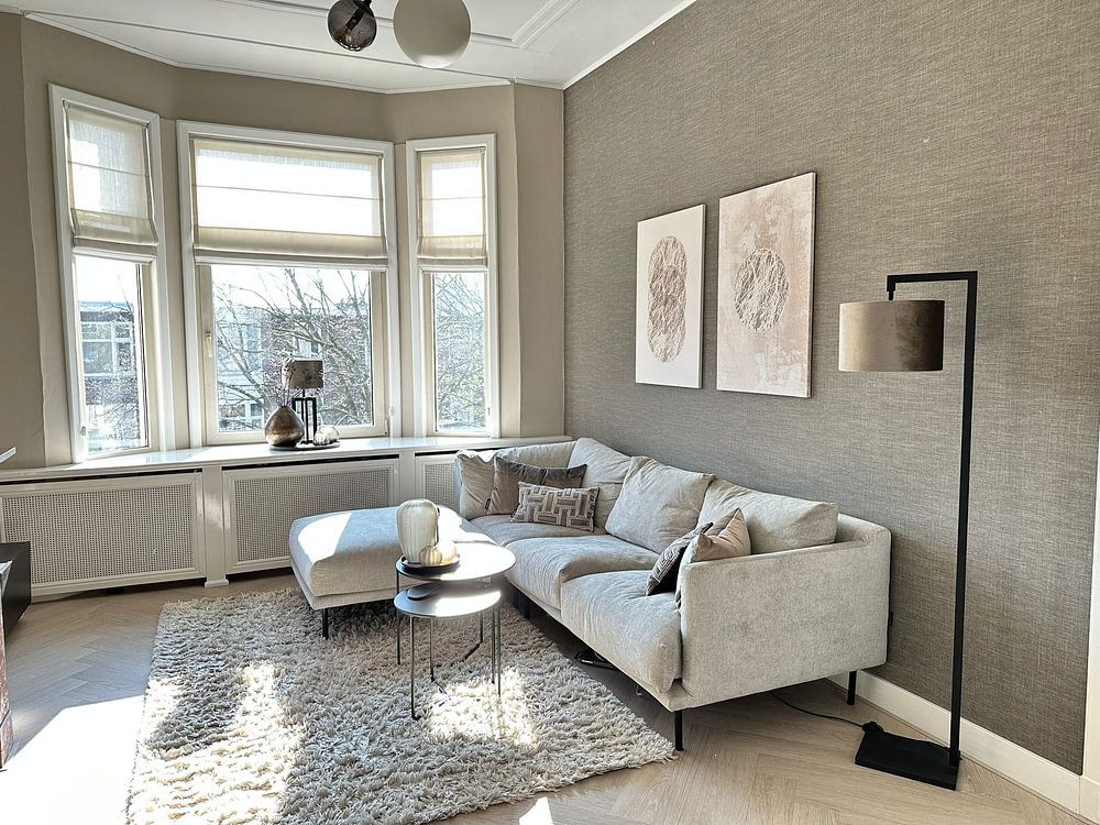 Ikigai. Abstract minimalist  zen art. Japandi style. Earth tints VI  by Dina Dankers 