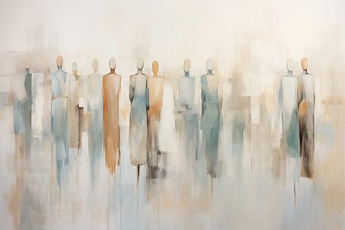 Mensen abstract