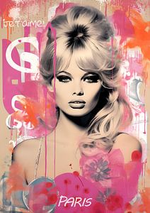 Femme blonde Pop Art sur Rosa Piazza