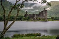 Kilchurn Castle on a quiet early morning in summer
