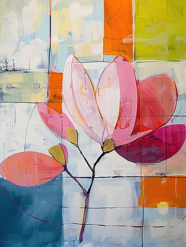 Modern abstract Flower