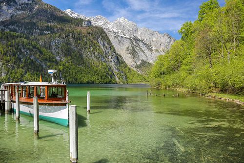 Landingsplaats voor boten aan de Königssee