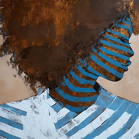Mensfiguur | Urban Strokes van De Mooiste Kunst
