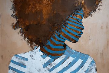 Mensfiguur | Urban Strokes van De Mooiste Kunst
