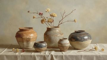 Paysage de fleurs minimal sur Yaya's