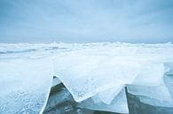Kruiend ijs in winters landschap (Nederland) van Marcel Kerdijk thumbnail