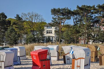 Strandstoelen in Binz, Rügen van GH Foto & Artdesign
