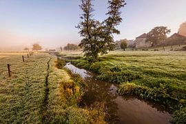 Flussarm der Geul bei der Wassermühle von Wijlre