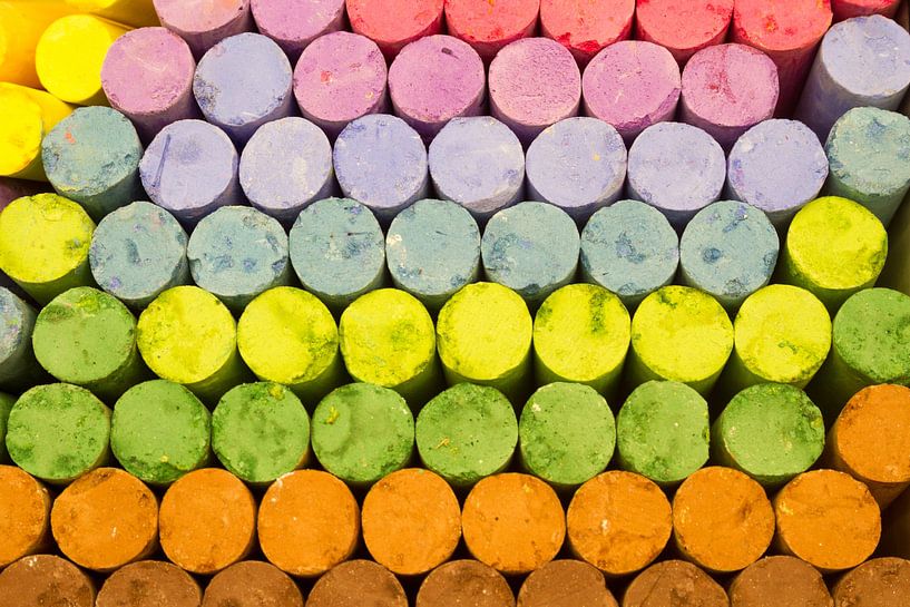 Chalk for the board by Marcel Derweduwen