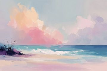 Coucher de soleil en pastel n° 5 sur Studio BB