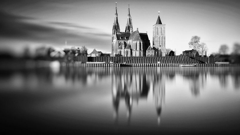 Eglise St-Martinus Cuijk #8 (noir et blanc) par Lex Schulte