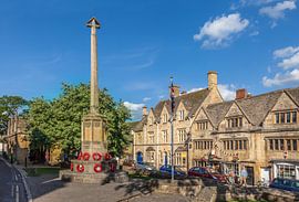 In het centrum van Chipping Campden, Cotswolds, Engeland