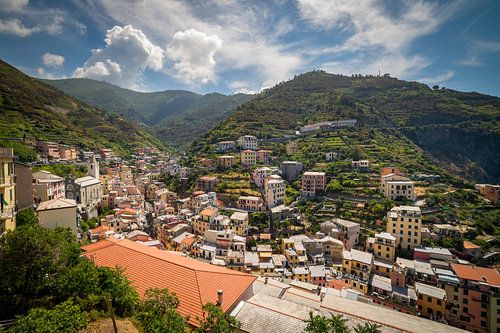 Zicht op Riomaggiore / Cinque Terre