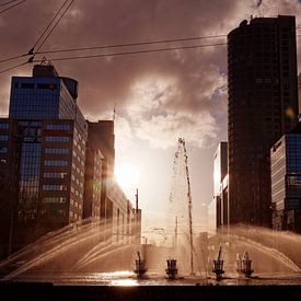 Fontein Hofplein Rotterdam by Fons Simons