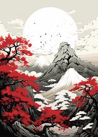 Ukiyo Japanese Painting by Cross