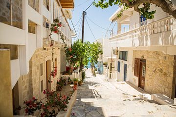 Grieks straatbeeld op Kreta