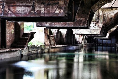 Kühlbehälter altes Stahlwerk