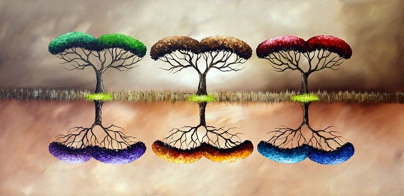 Saisons colorées par Gena Theheartofart