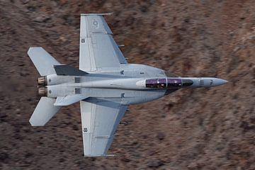 Super Hornet during a low-level mission by HB Photography