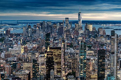 New York City by night