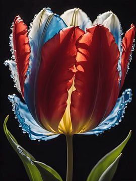 De Nederlandse macro tulp van Jolique Arte