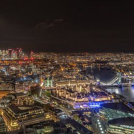 Uitzicht over Londen van Wim Kanis