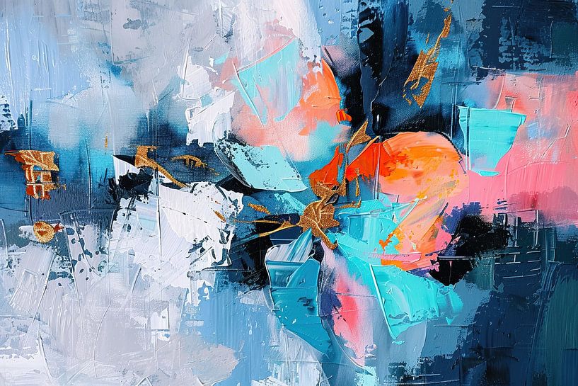 Flowers by Abstract Painting