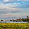 Stadsgezicht en skyline van Kampen van Martijn Joosse