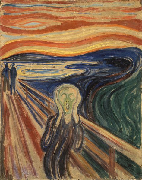 De Schreeuw van Edvard Munch van Rebel Ontwerp