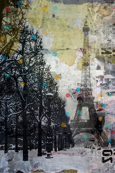 SNOW  IN PARIS by db Waterman