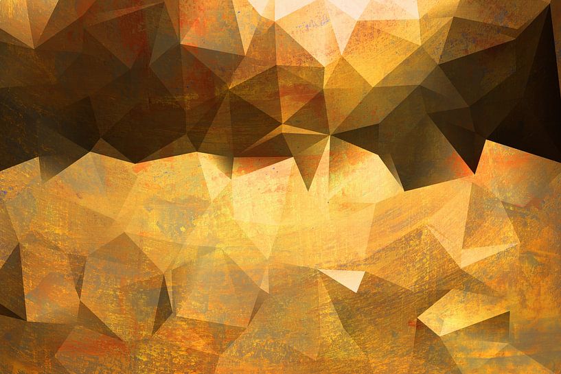 Geometrie in Bewegung. Goldenes Licht. von Dina Dankers