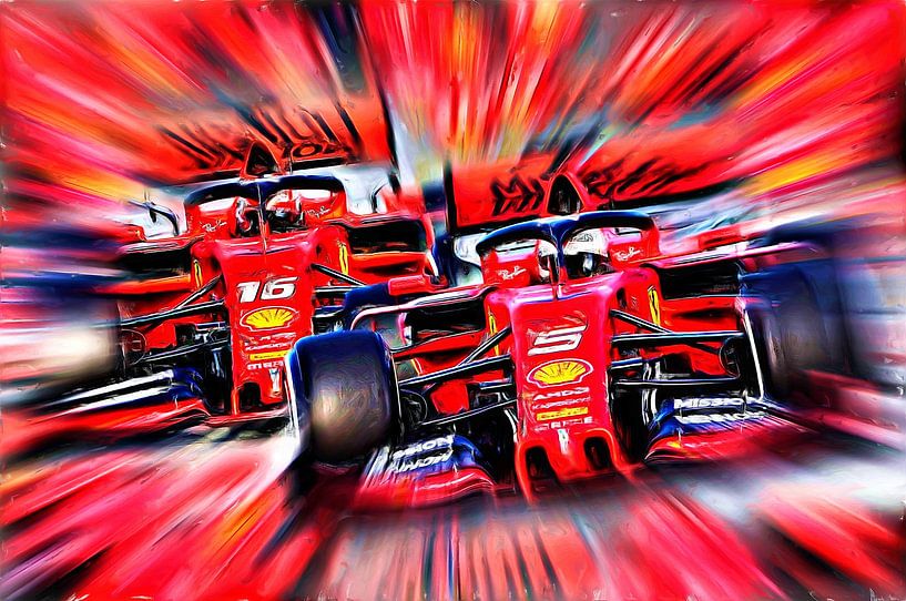 Italian Power 2019 - Vettel versus Leclerc von DeVerviers