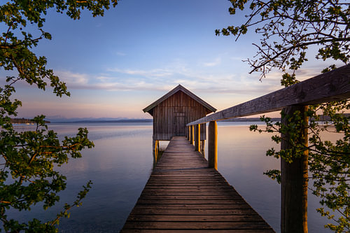 Bootshaus in Stegen am Ammersee