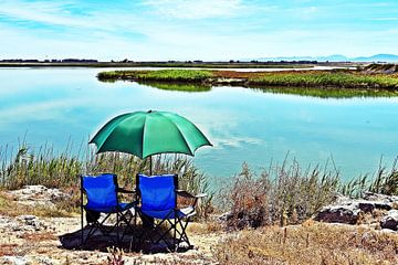a quiet fishing spot on the Bergriver