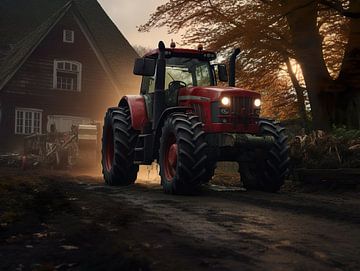 Tracteur sur PixelPrestige