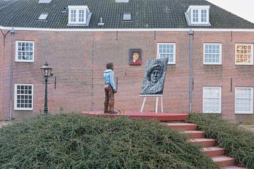 La Rembrandtplein à Leyde sur Charlene van Koesveld